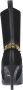 Moschino Stijlvolle Logo-Lettering Panelled Laarzen Black Dames - Thumbnail 5