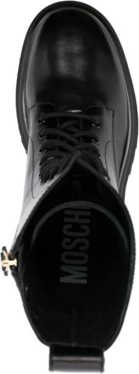 Moschino Lace-up Boots Zwart Heren
