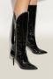 Moschino Pumps & high heels Zip in zwart - Thumbnail 3