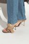 Moschino Leren muiltjes met hak Beige Dames - Thumbnail 2
