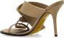 Moschino Leren muiltjes met hak Beige Dames - Thumbnail 5