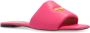 Moschino Leren slides Pink Dames - Thumbnail 4