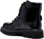 Moschino Leren veterschoenen met reliëflogo Black Heren - Thumbnail 7