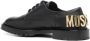 Moschino Zwarte Leren Loafers Black Dames - Thumbnail 3