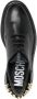 Moschino Zwarte Leren Loafers Black Dames - Thumbnail 4