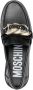 Moschino Zwarte Leren Loafers voor Vrouwen Black Dames - Thumbnail 4