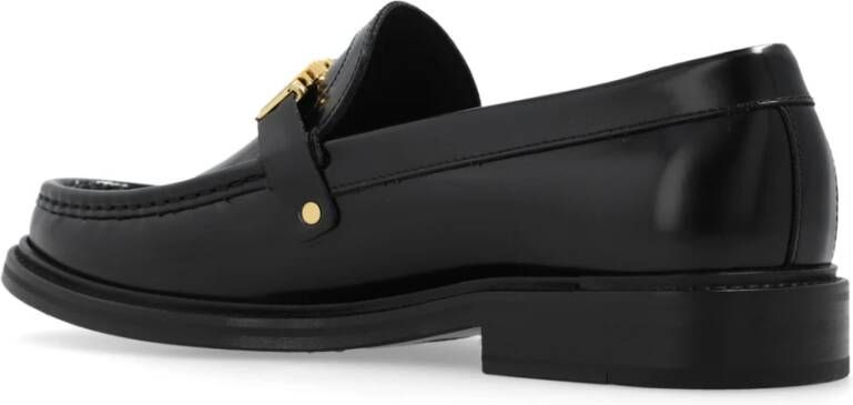 Moschino Loafers met logo Black Heren