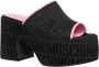 Moschino Logo Heeled mules Black Dames - Thumbnail 3