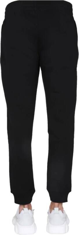 Moschino Logo Joggingbroek met Geribbelde Boorden