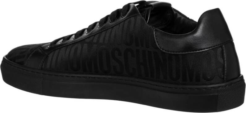 Moschino Logo Sneakers Black Heren