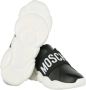 Moschino Logo Sneakers met elastische band Black Dames - Thumbnail 4