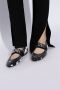 Moschino Loafers Degradè Sequins Ballerina in zwart - Thumbnail 3