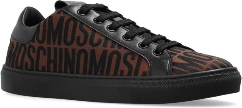 Moschino Monogram sneakers Bruin Dames