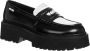 Moschino Loafers Hearted Brogue Sporty in zwart - Thumbnail 4