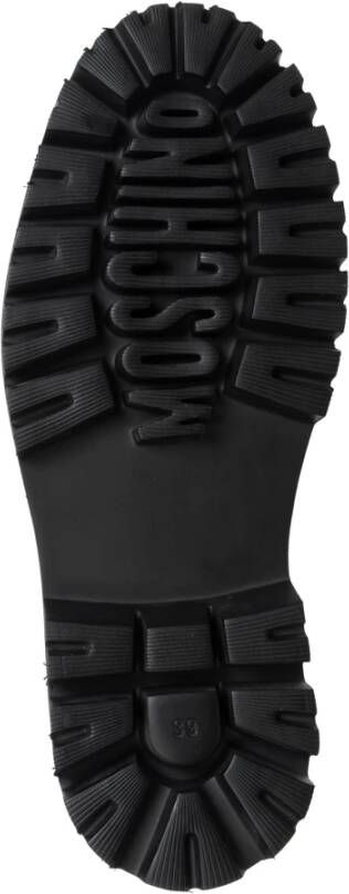Moschino Loafers Hearted Brogue Sporty in zwart - Foto 6