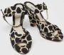 Moschino Pre-Owned Pre-owned Canvas sandals Black Dames - Thumbnail 4