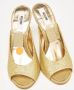 Moschino Pre-Owned Pre-owned Fabric heels Yellow Dames - Thumbnail 3