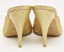 Moschino Pre-Owned Pre-owned Fabric heels Yellow Dames - Thumbnail 5