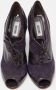 Moschino Pre-Owned Pre-owned Leather boots Purple Dames - Thumbnail 3