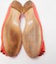 Moschino Pre-Owned Pre-owned Leather flats Orange Dames - Thumbnail 6