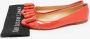 Moschino Pre-Owned Pre-owned Leather flats Orange Dames - Thumbnail 9