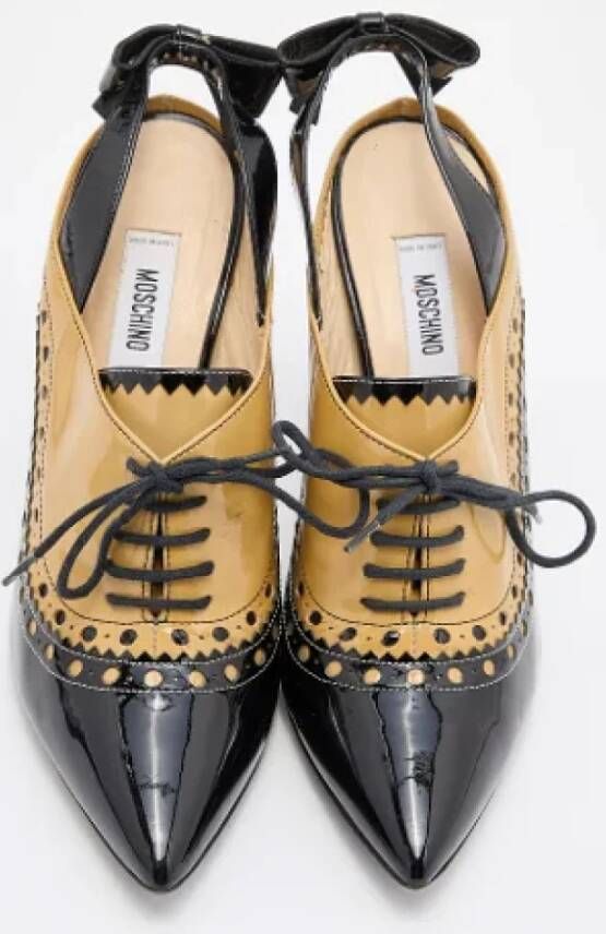 Moschino Pre-Owned Pre-owned Leather heels Black Dames
