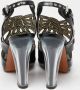 Moschino Pre-Owned Pre-owned Leather sandals Black Dames - Thumbnail 5