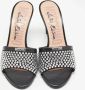 Moschino Pre-Owned Pre-owned Leather sandals Black Dames - Thumbnail 3