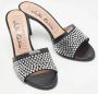 Moschino Pre-Owned Pre-owned Leather sandals Black Dames - Thumbnail 4