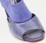Moschino Pre-Owned Pre-owned Leather sandals Blue Dames - Thumbnail 7