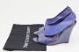 Moschino Pre-Owned Pre-owned Leather sandals Blue Dames - Thumbnail 9
