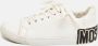 Moschino Pre-Owned Pre-owned Leather sneakers White Dames - Thumbnail 2