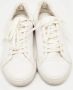 Moschino Pre-Owned Pre-owned Leather sneakers White Dames - Thumbnail 3