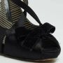 Moschino Pre-Owned Pre-owned Satin sandals Black Dames - Thumbnail 7