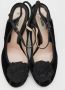 Moschino Pre-Owned Pre-owned Velvet sandals Black Dames - Thumbnail 3