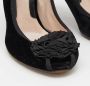 Moschino Pre-Owned Pre-owned Velvet sandals Black Dames - Thumbnail 7