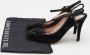 Moschino Pre-Owned Pre-owned Velvet sandals Black Dames - Thumbnail 9
