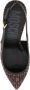 Moschino Luxe Jacquard Slingback Pumps Brown Dames - Thumbnail 2