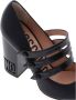 Moschino Stijlvolle Zwarte Leren Pumps Black Dames - Thumbnail 3