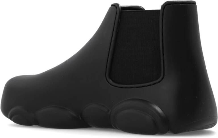 Moschino Rain Boots Zwart Dames