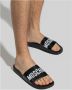 Moschino Rubberen slippers met logo Zwart Heren - Thumbnail 2