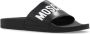 Moschino Rubberen slippers met logo Zwart Heren - Thumbnail 4