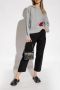 Moschino Sandalen Scarpad Gummy Gomma in zwart - Thumbnail 4