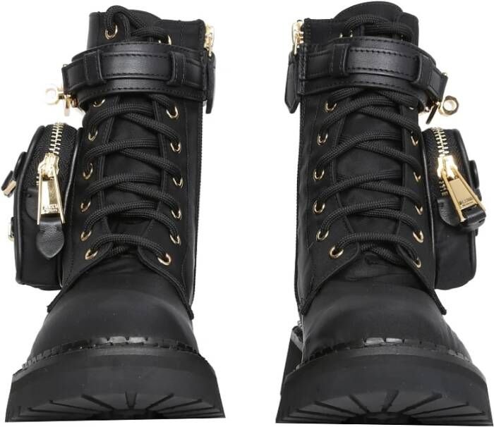 Moschino Safari Boots Zwart Dames