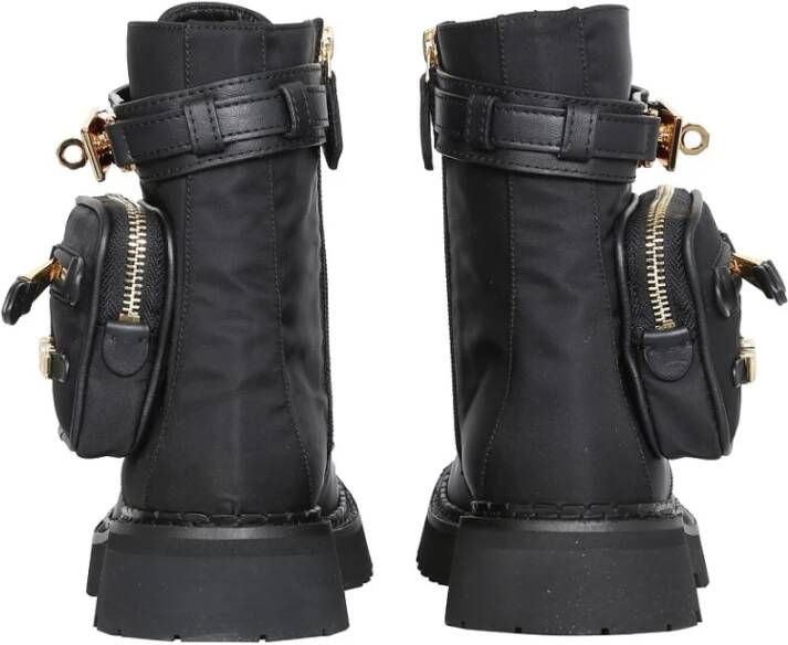 Moschino Safari Boots Zwart Dames