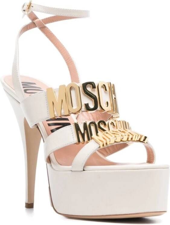 Moschino Sandalen met hoge hakken Beige Dames