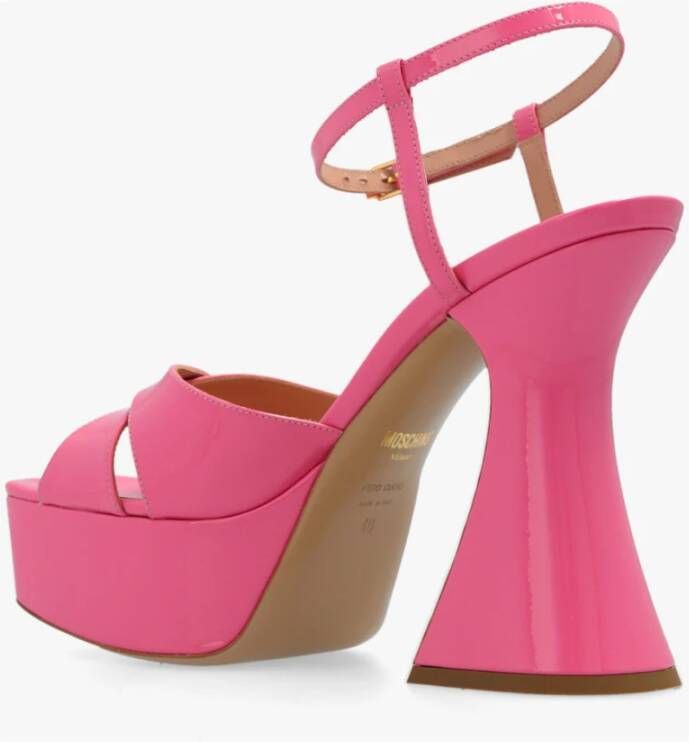 Moschino Sandalen met hoge hakken Roze Dames