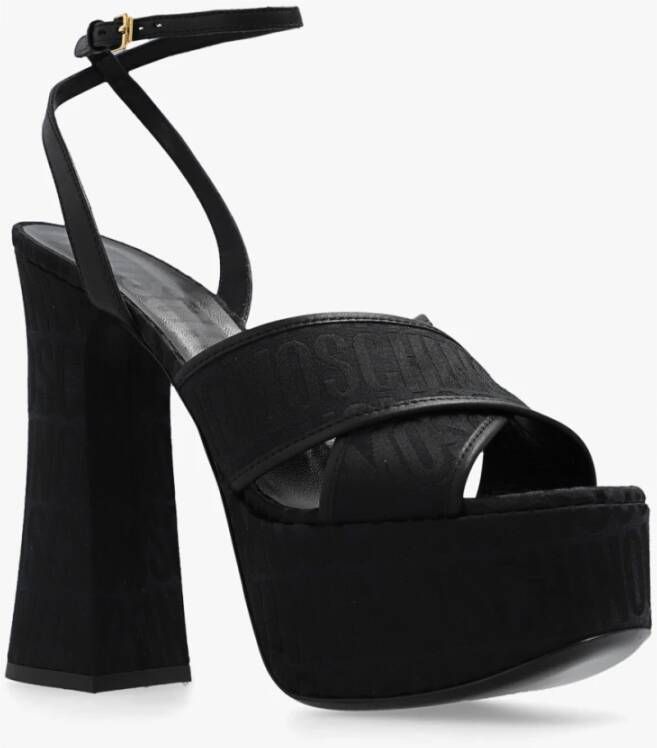 Moschino Sandalen met hoge hakken Zwart Dames