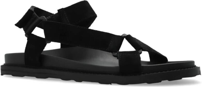 Moschino Sandalen met logo Black Heren