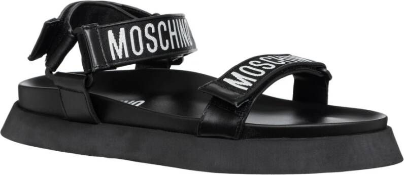 Moschino Sandals Black Heren